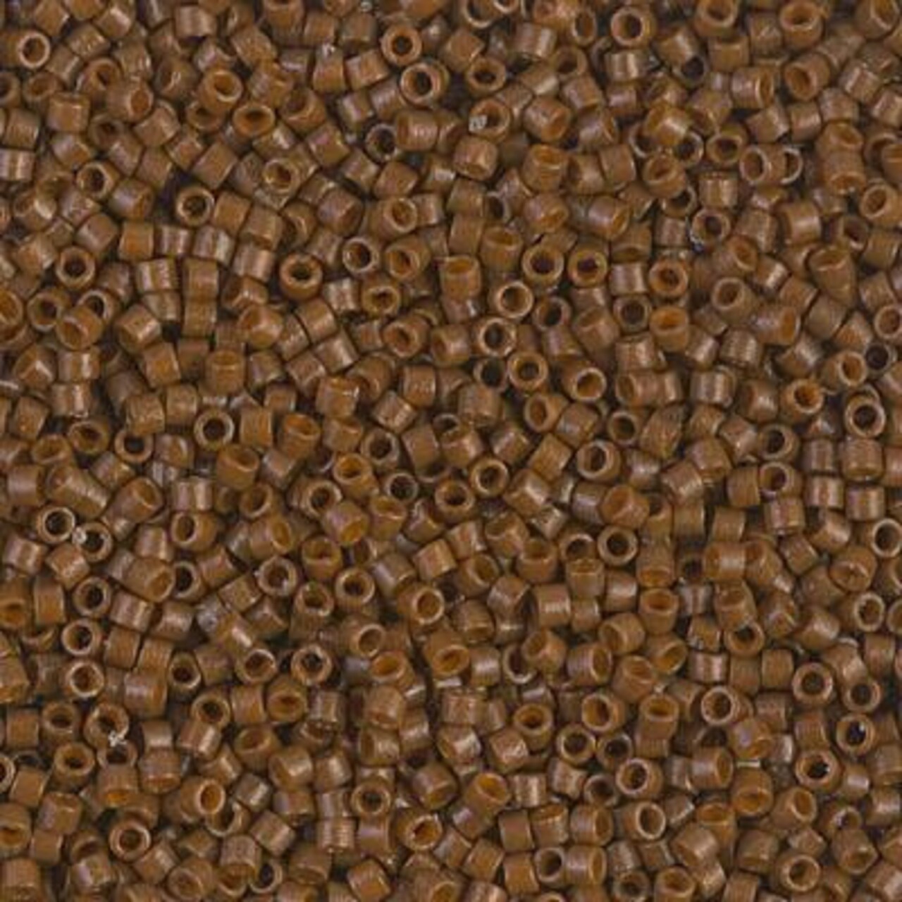 Miyuki Delica Bead 11/0, DB2142, Duracoat Opaque Cognac, 5 grams